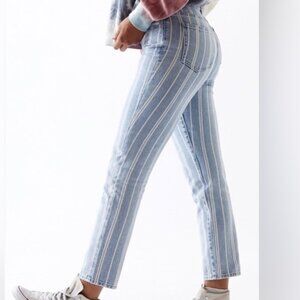 PACSUN Striped Mom Jeans NWT 25